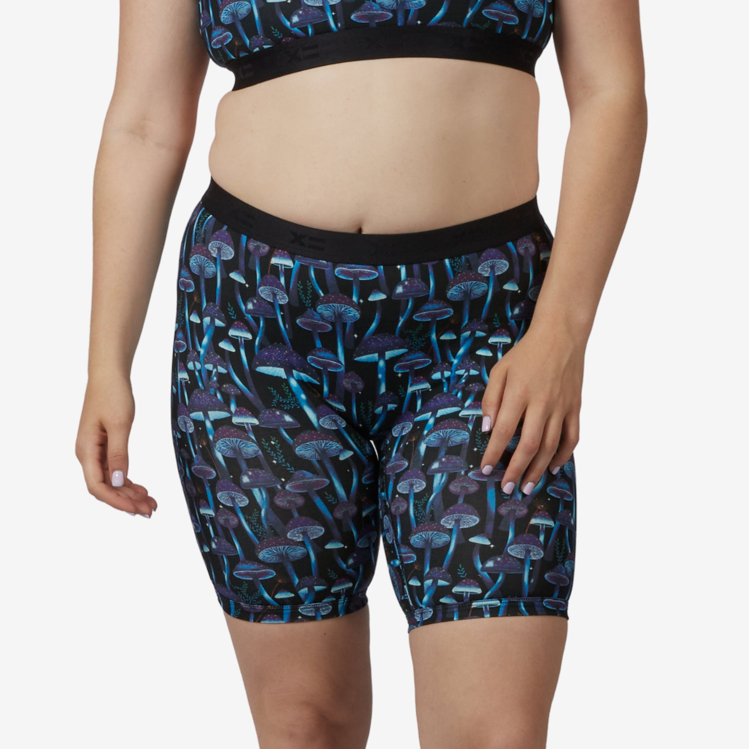 9" Boxer Briefs - Moonlit Mushrooms