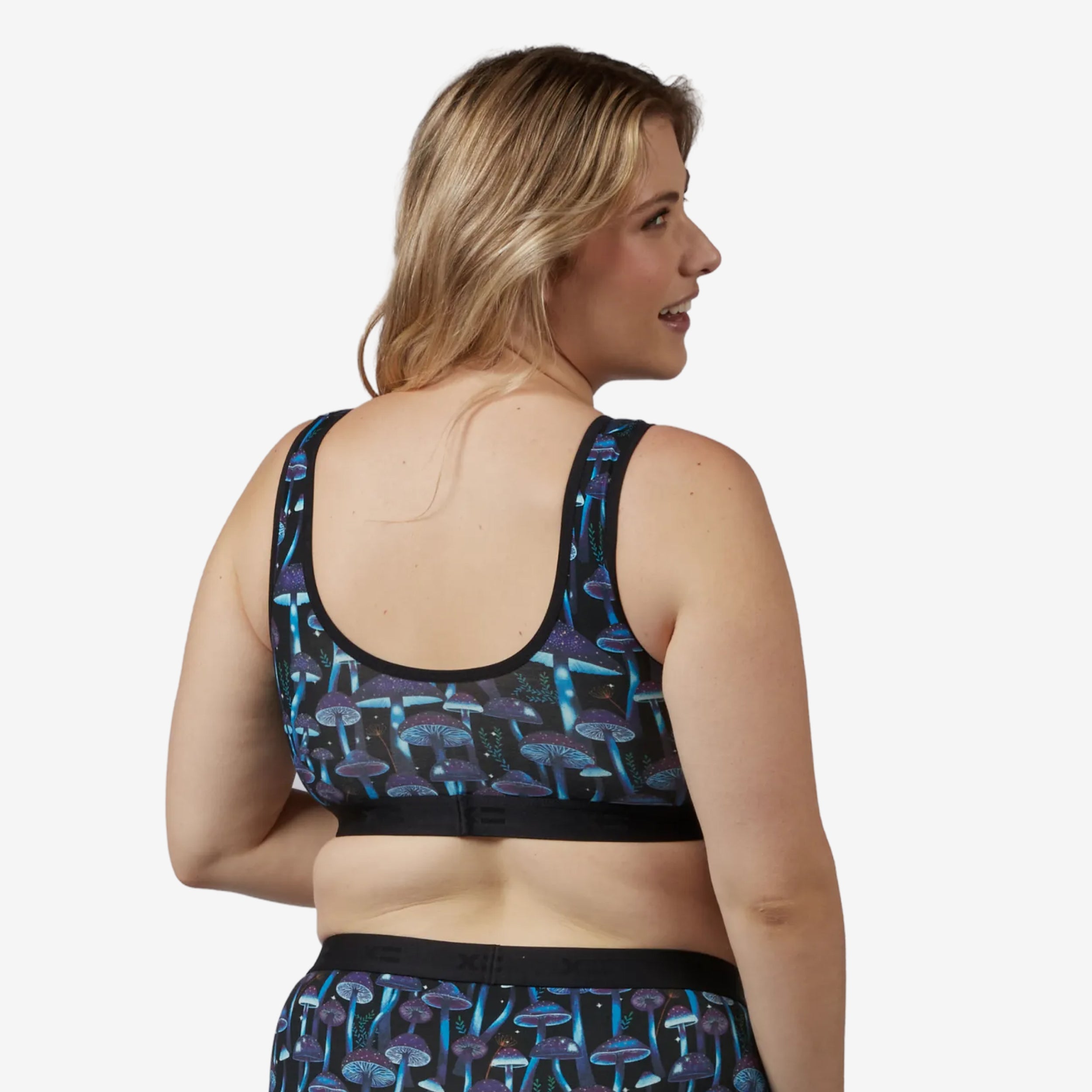 Essentials Soft Bra - Moonlit Mushrooms