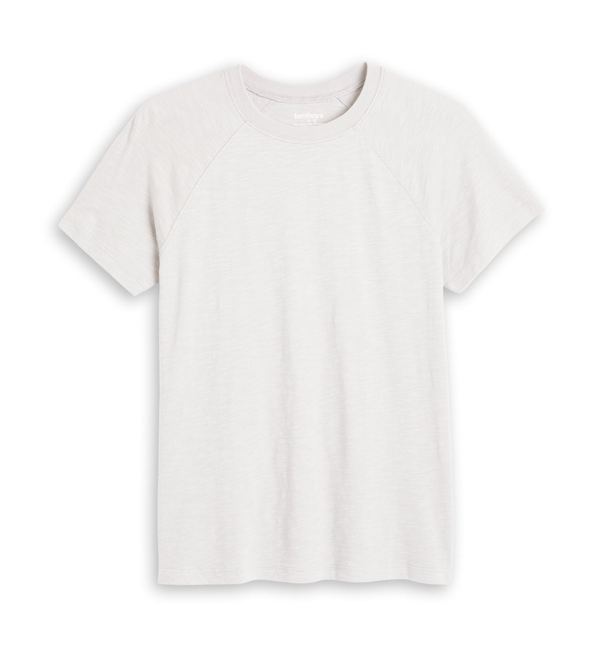Short Sleeve Jersey Slub Raglan Tee - Natural