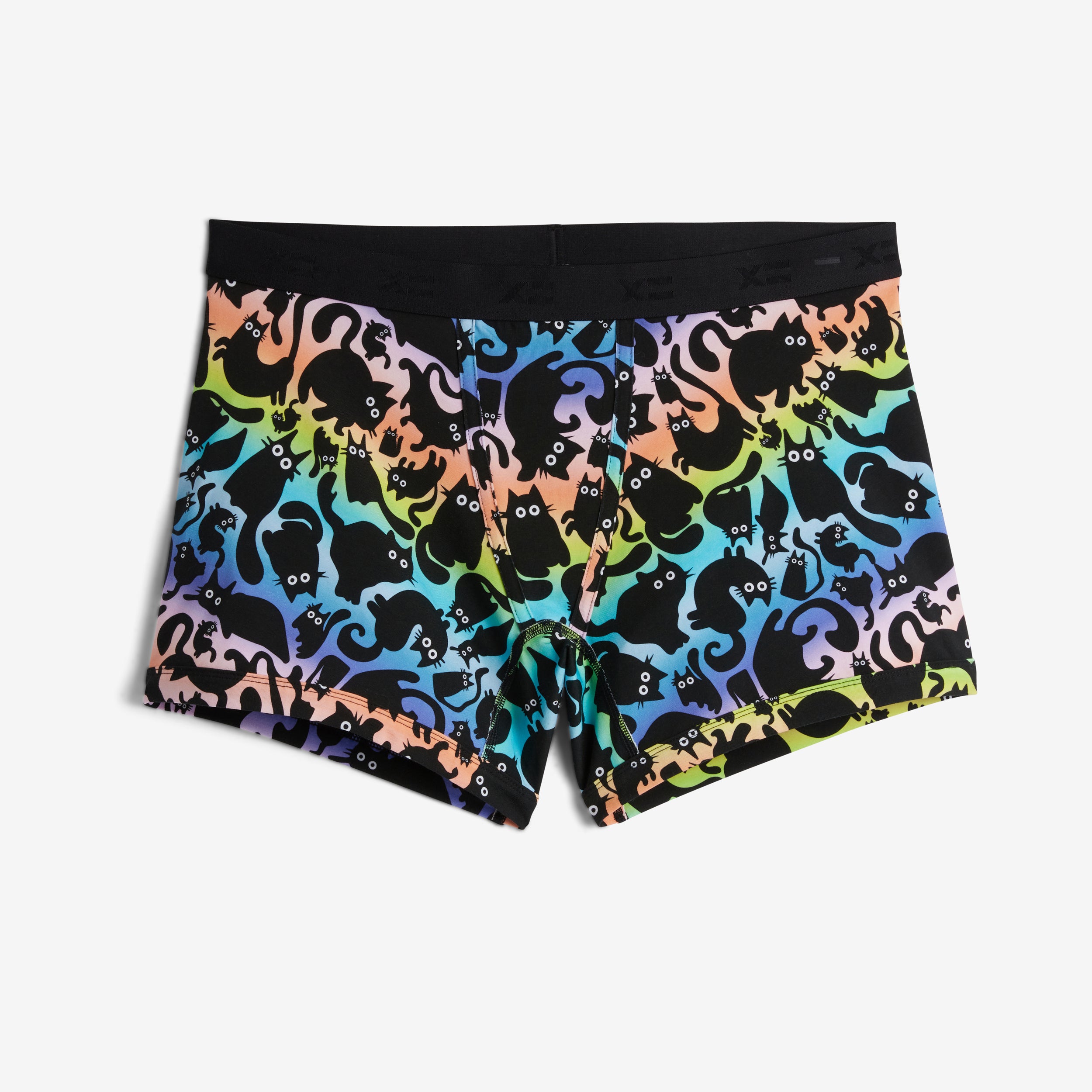 4.5" Trunks - Purrfect Rainbow