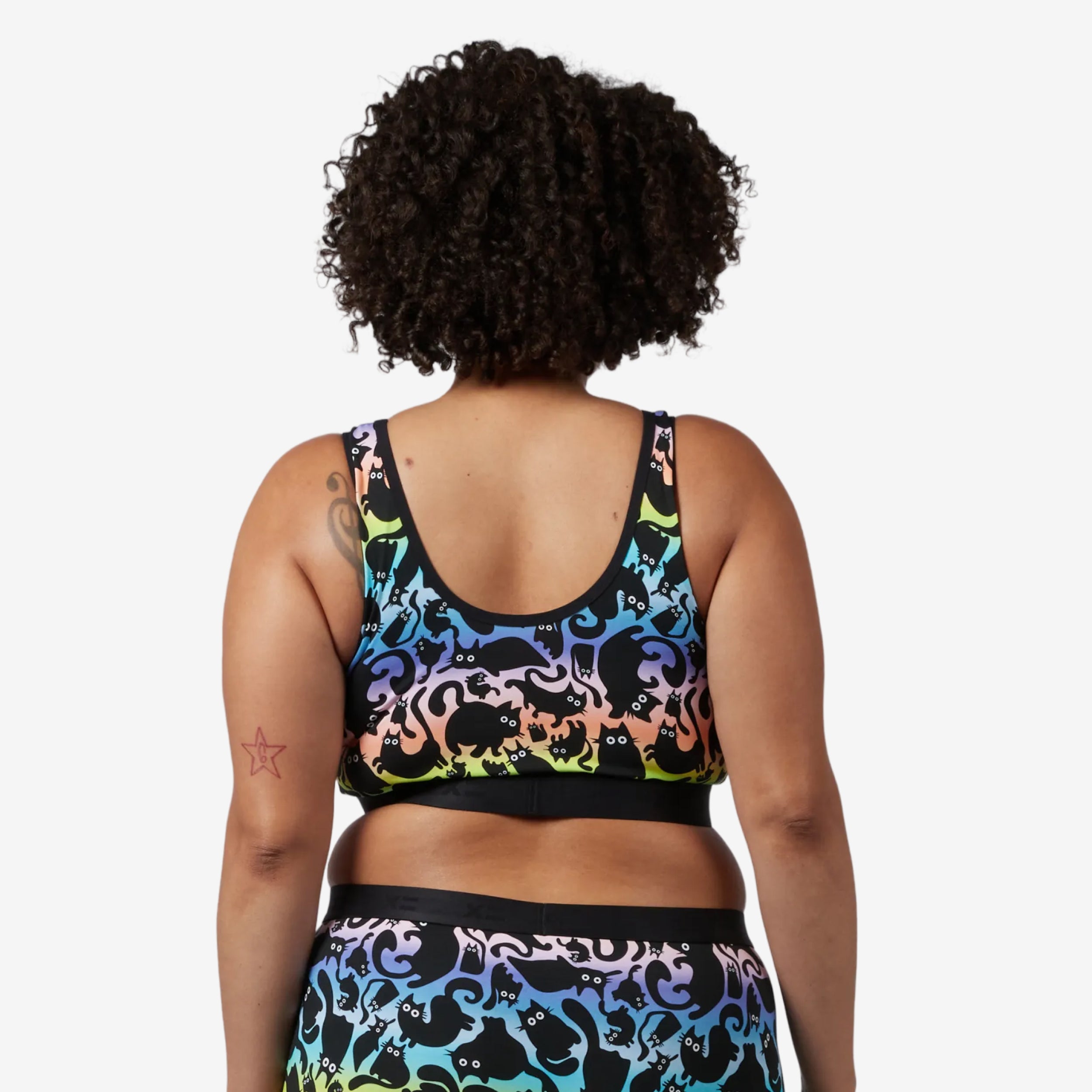 Essentials Soft Bra - Purrfect Rainbow