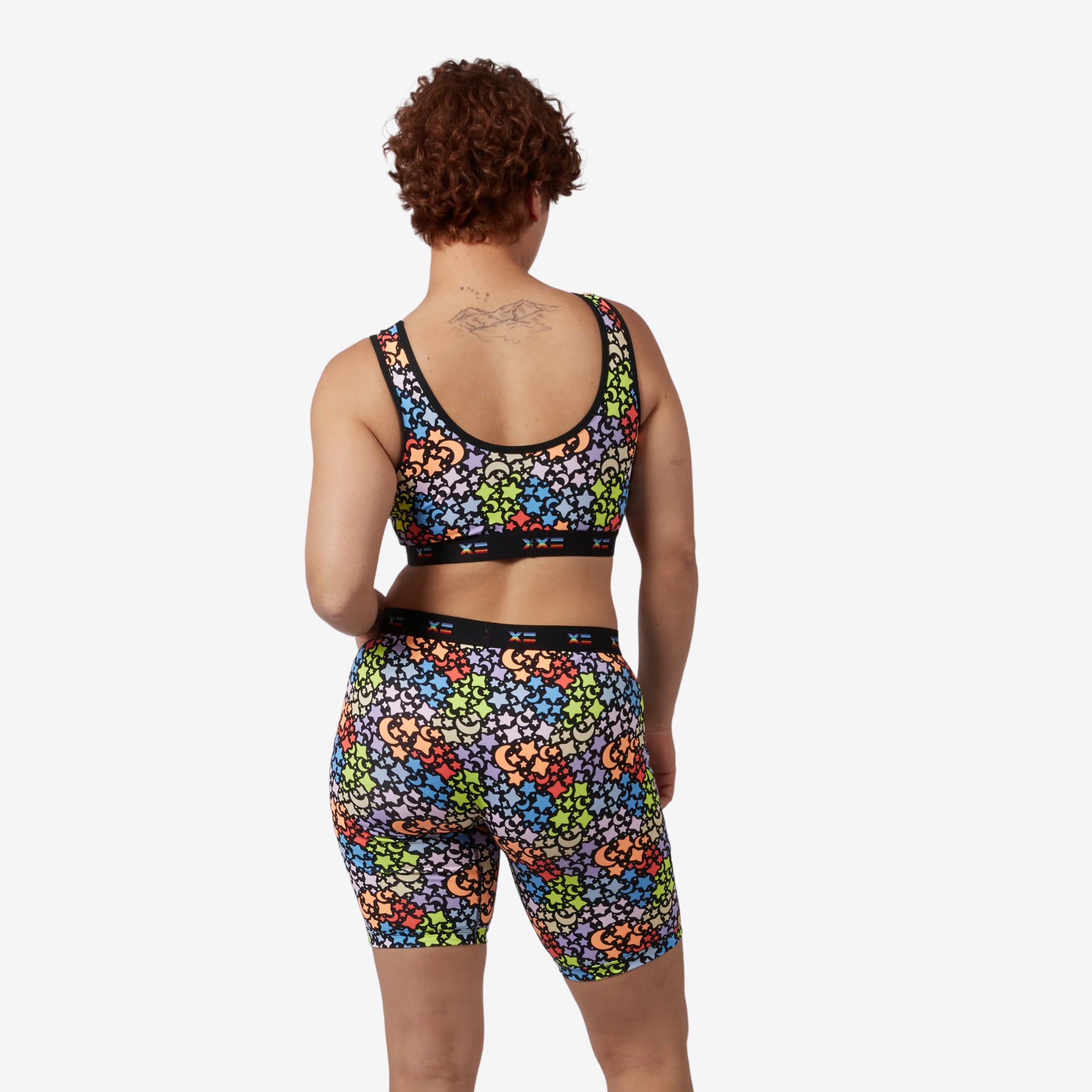 9" Boxer Briefs - Rainbow Starburst