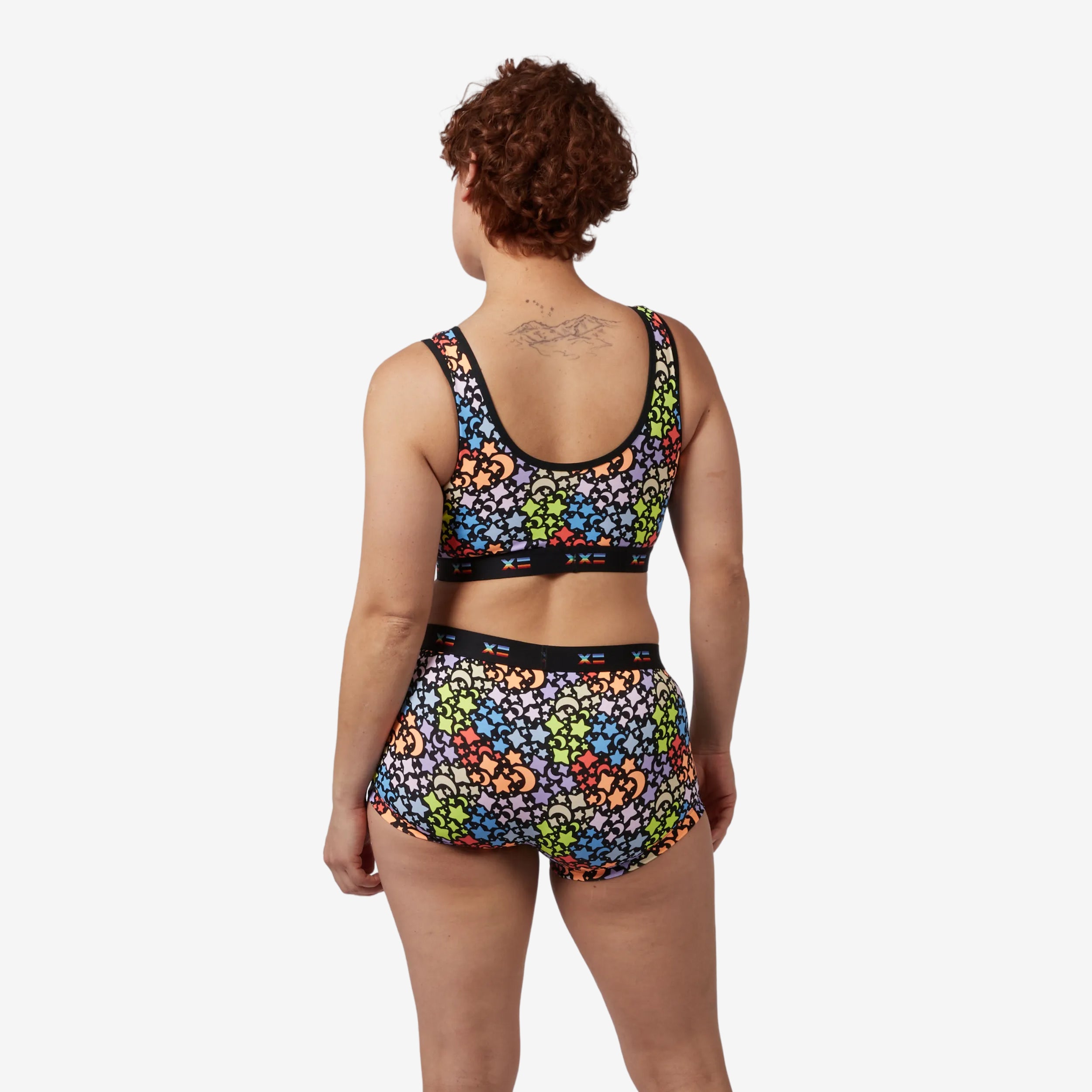 Boy Shorts - Rainbow Starburst