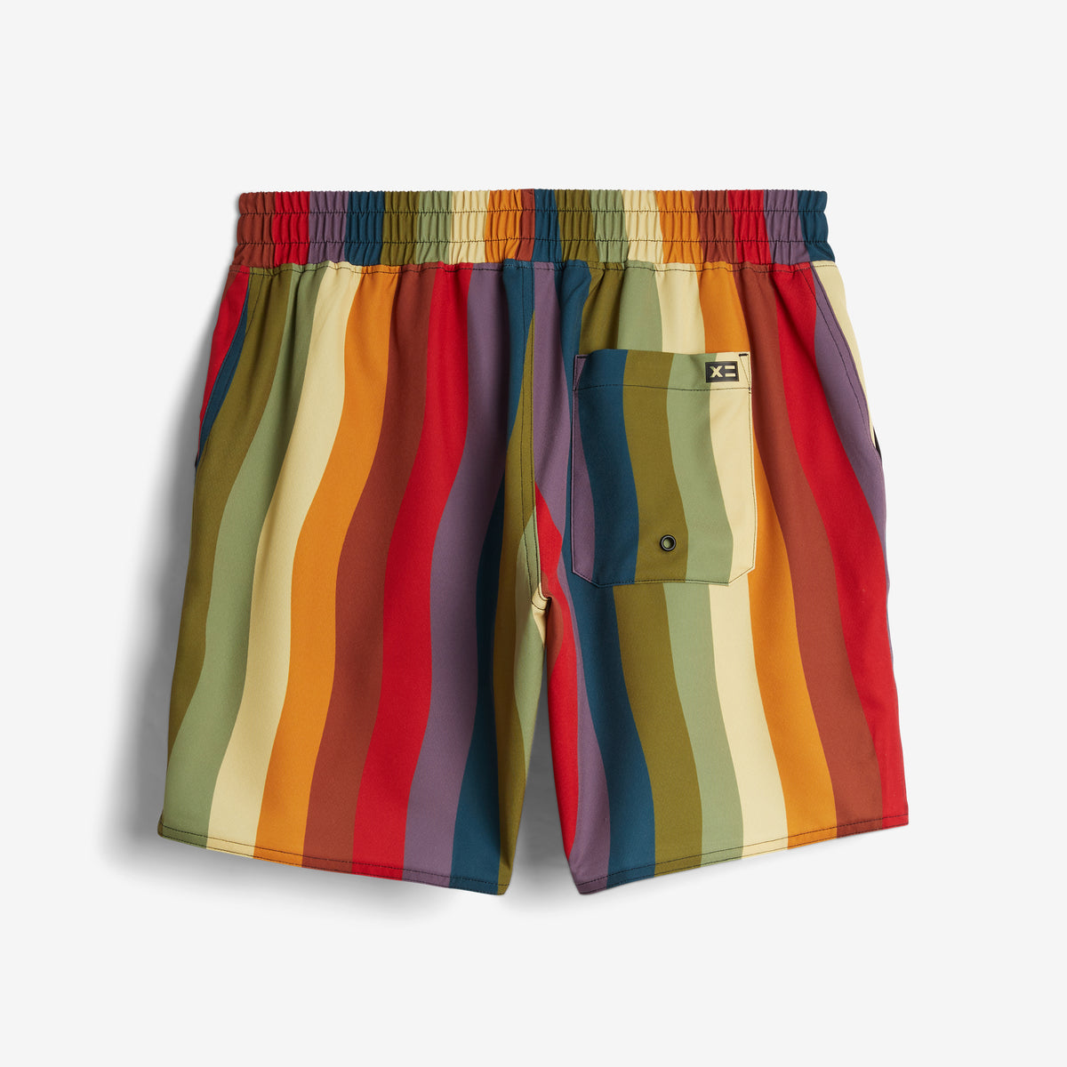 Swim  7" Heritage Board Shorts Light Weight - Rainbow Wave