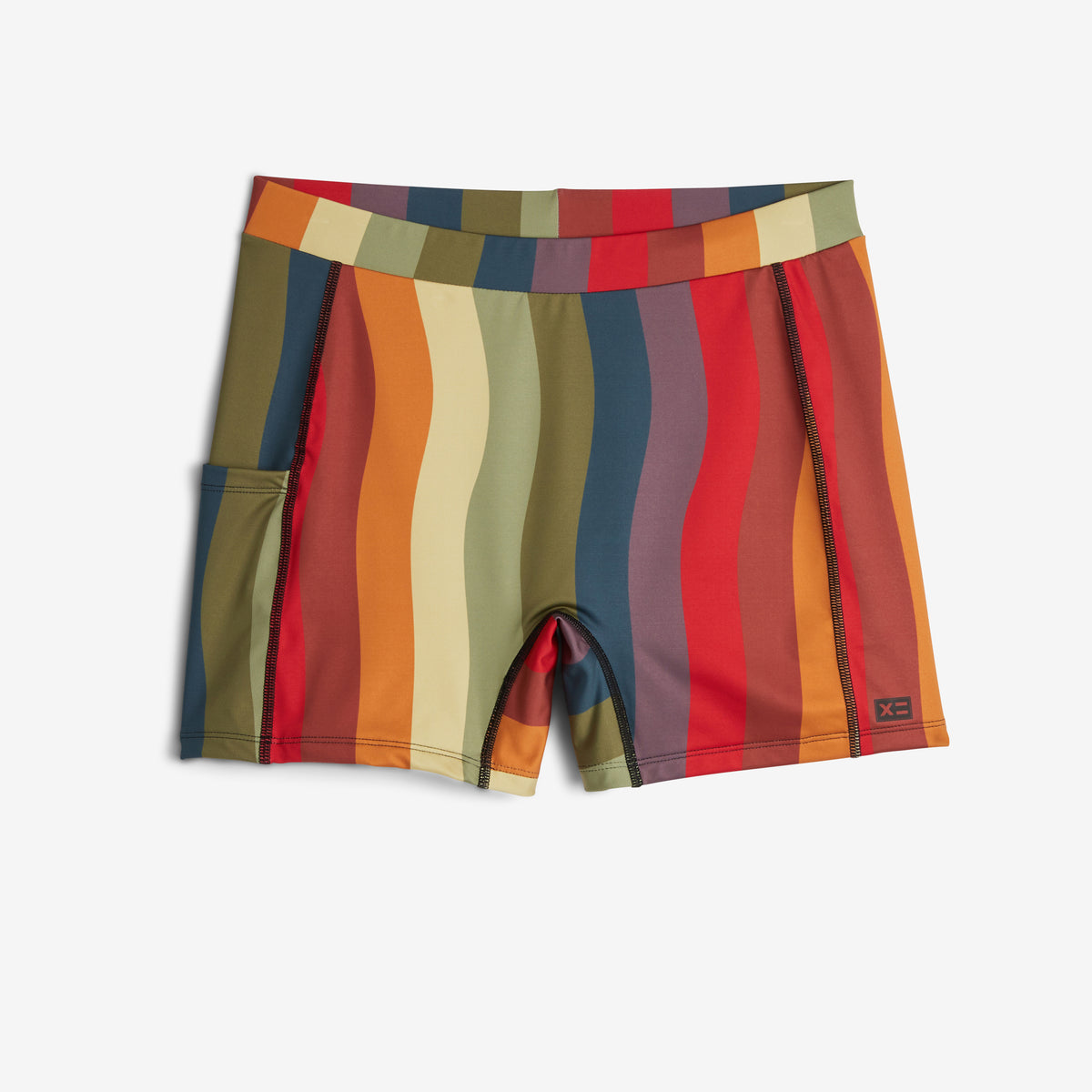 Swim 4.5" Shorts - Rainbow Wave