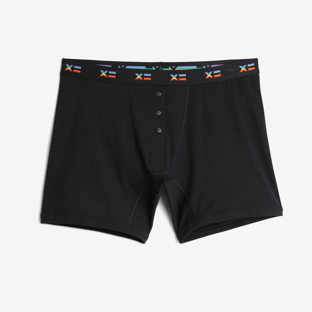6" Fly Boxer Briefs - Rainbow X=