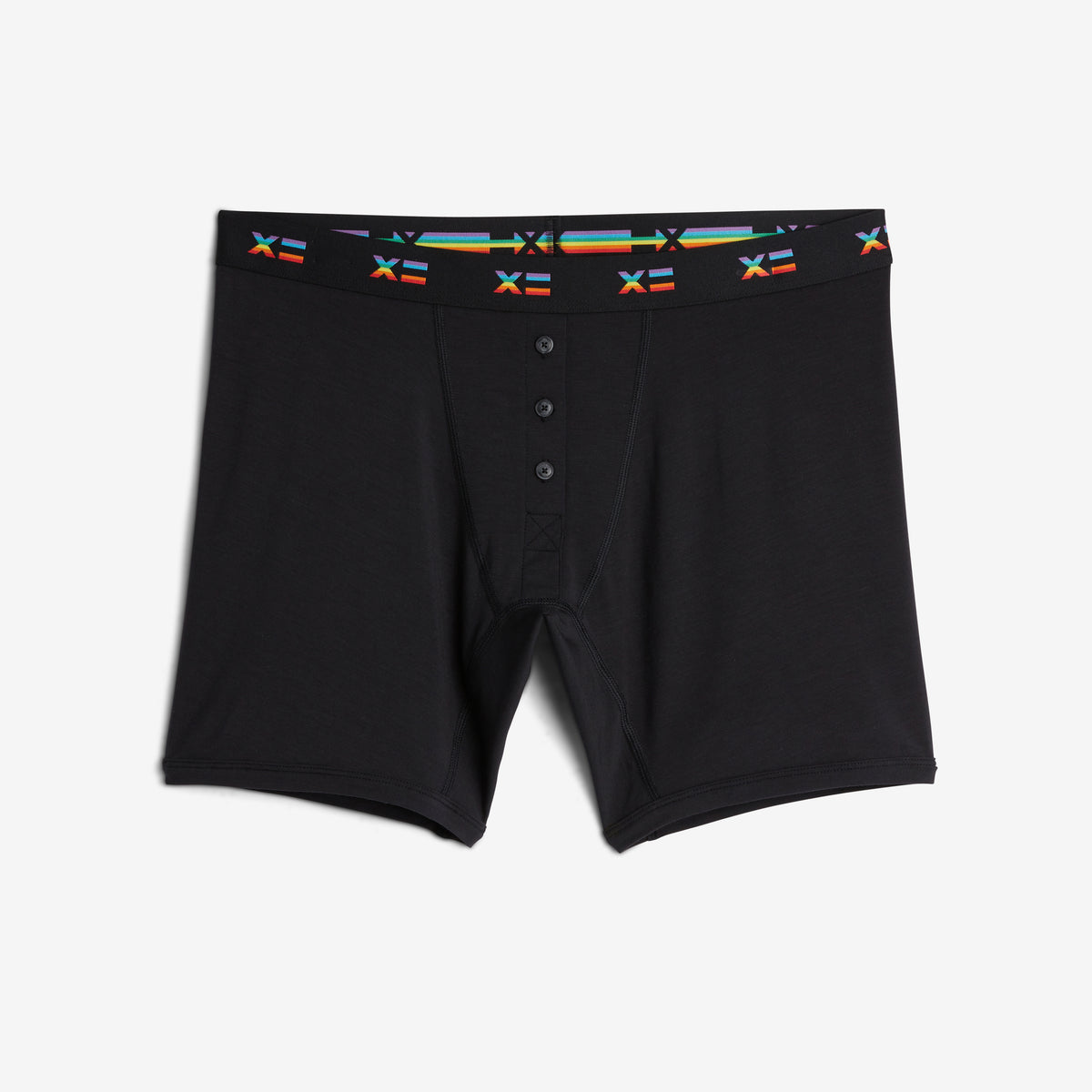 6" Fly Boxer Briefs - TENCEL Modal Rainbow X=