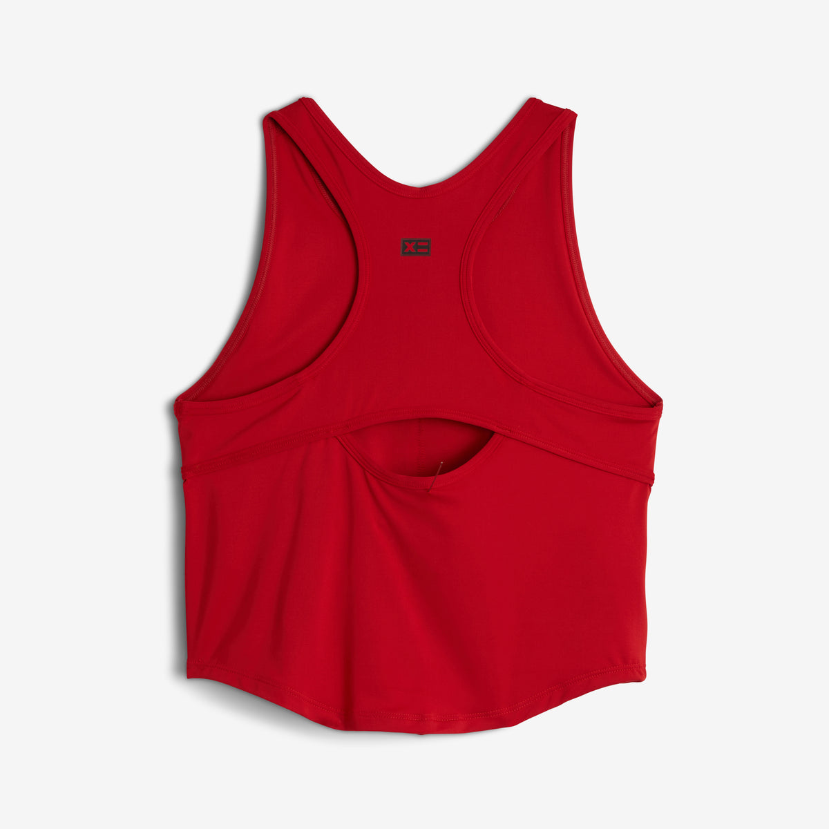 Swim High Neck Top - Red