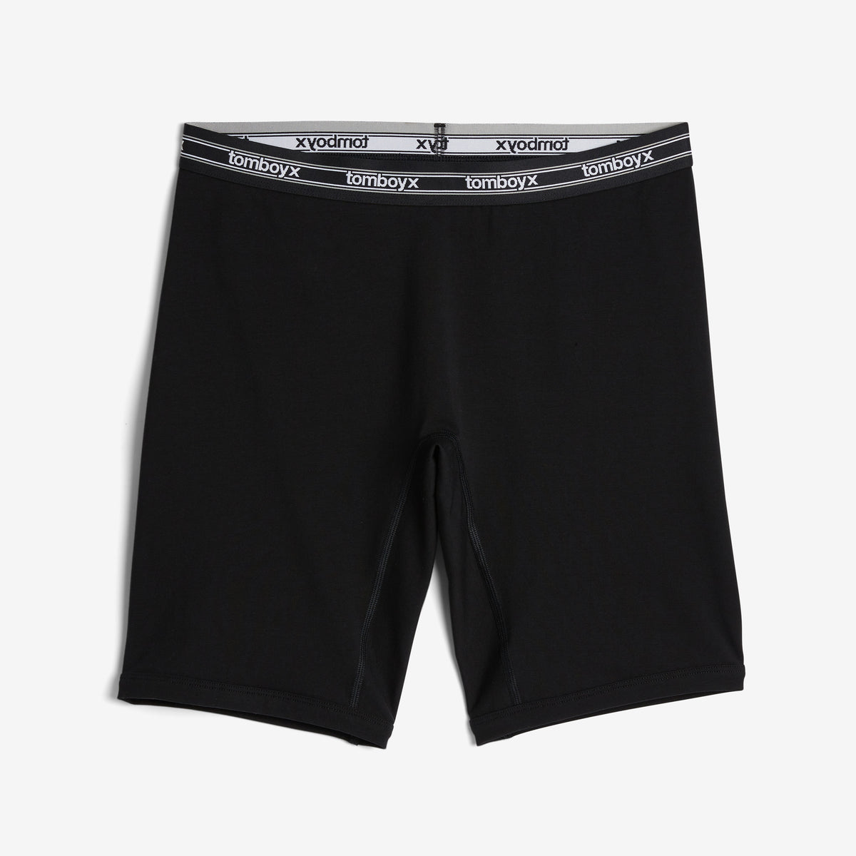 9" Boxer Briefs - Black Retro Logo