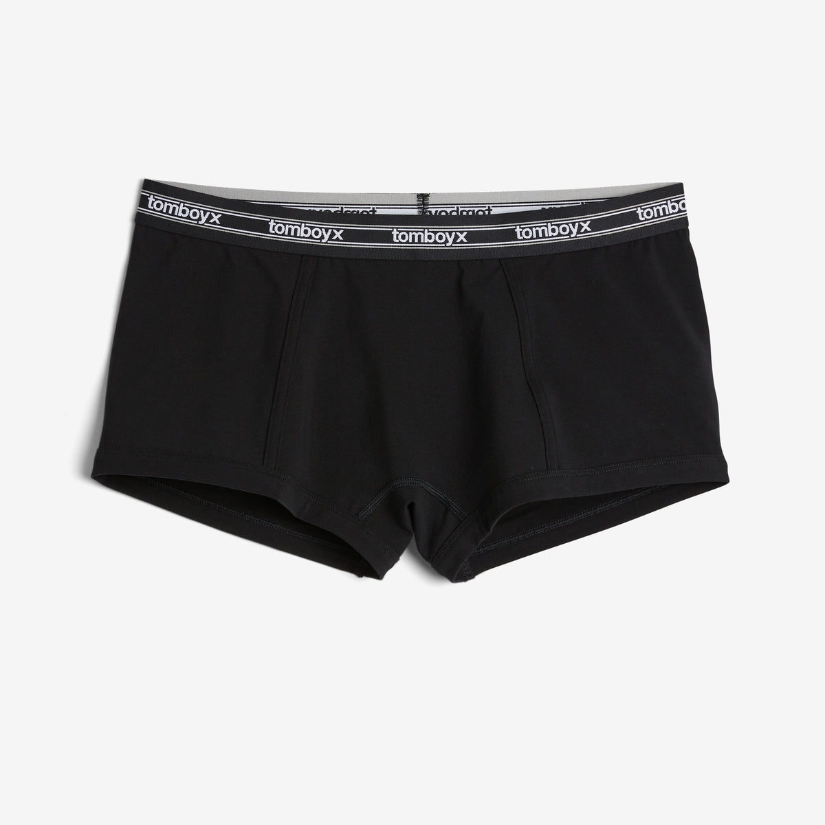 Boy Shorts 3-Pack - Black Retro Logo