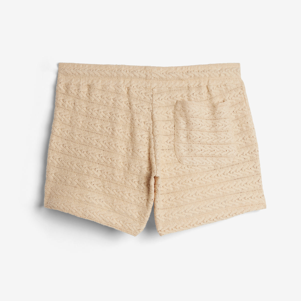 Crochet Cabana Short - Sandshell