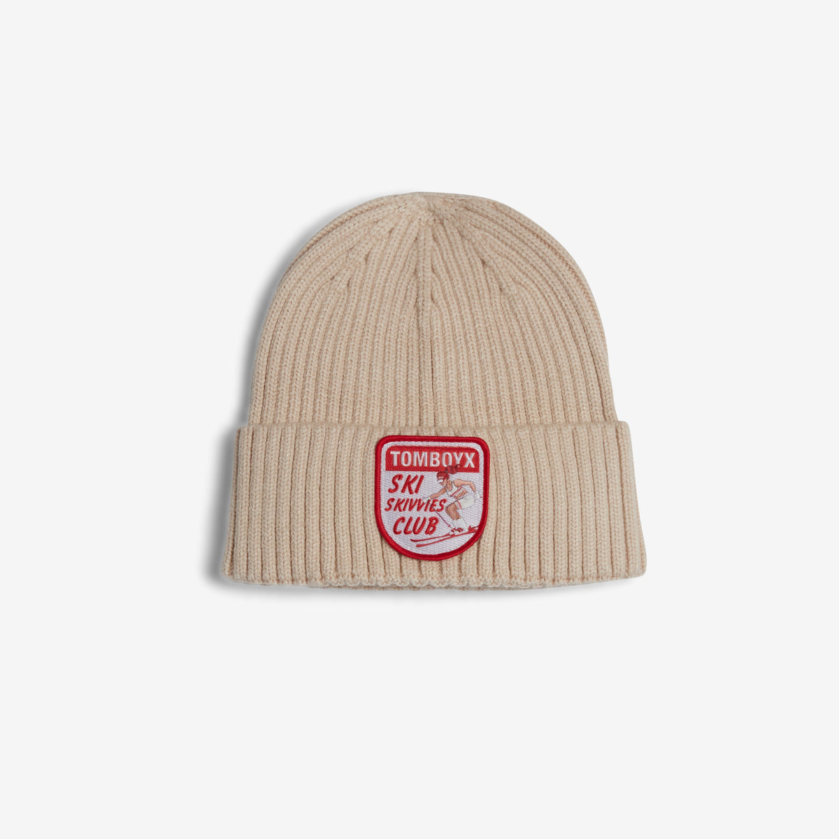 Patch Beanie - Cream