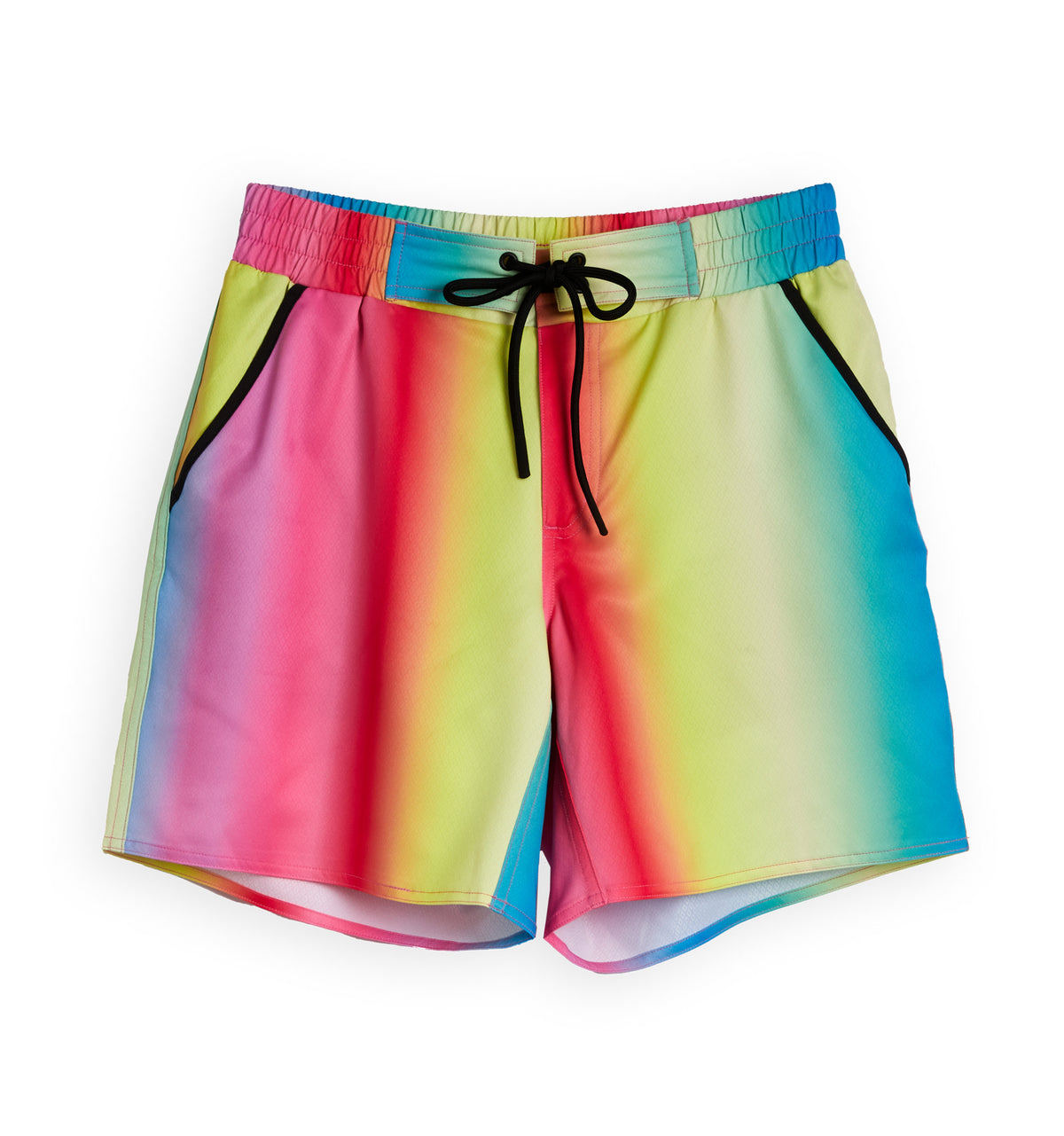Swim 7" Heritage Board Shorts Heavy Weight - Melting Rainbow