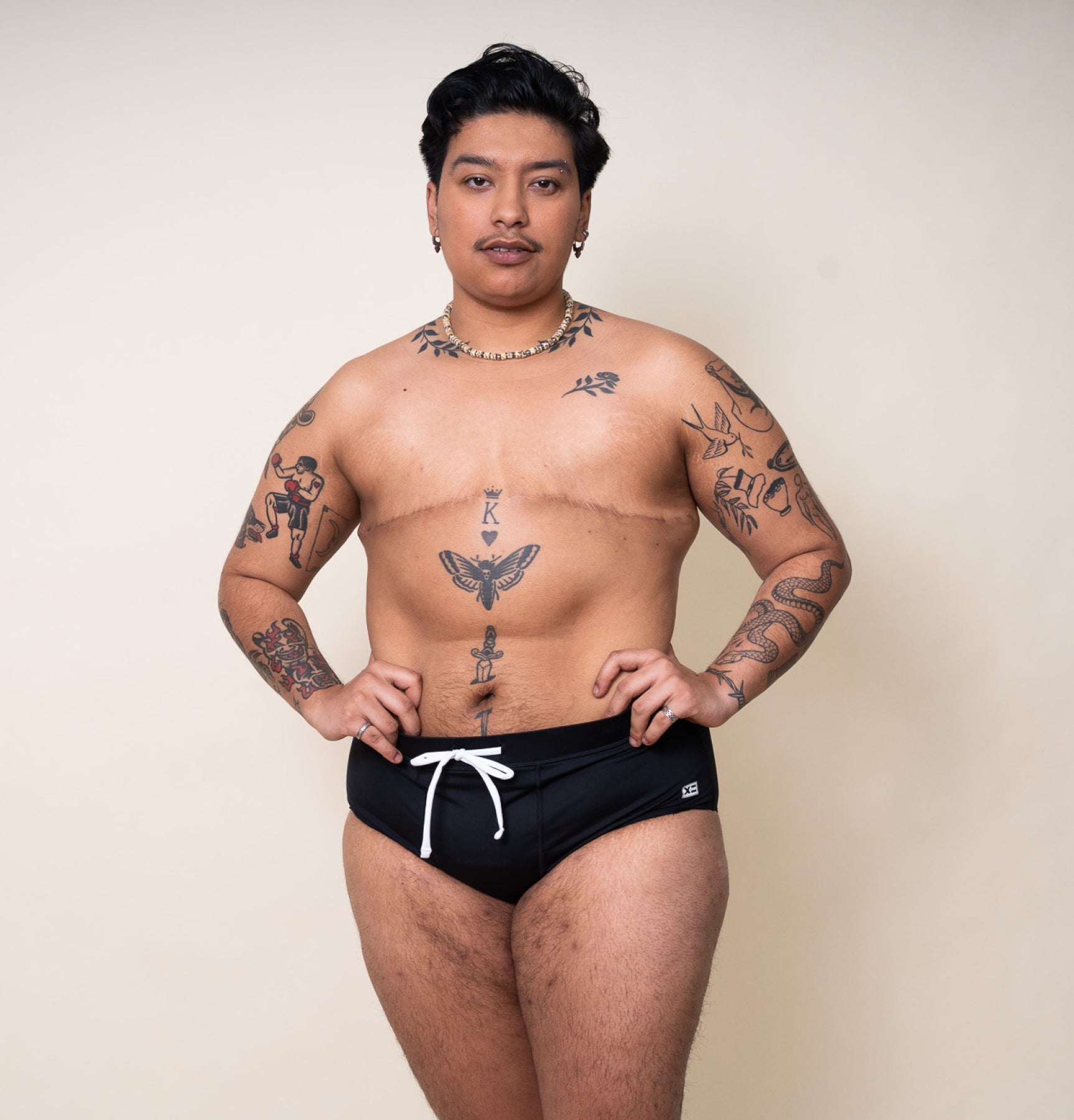 Swim Packing Brief - Black