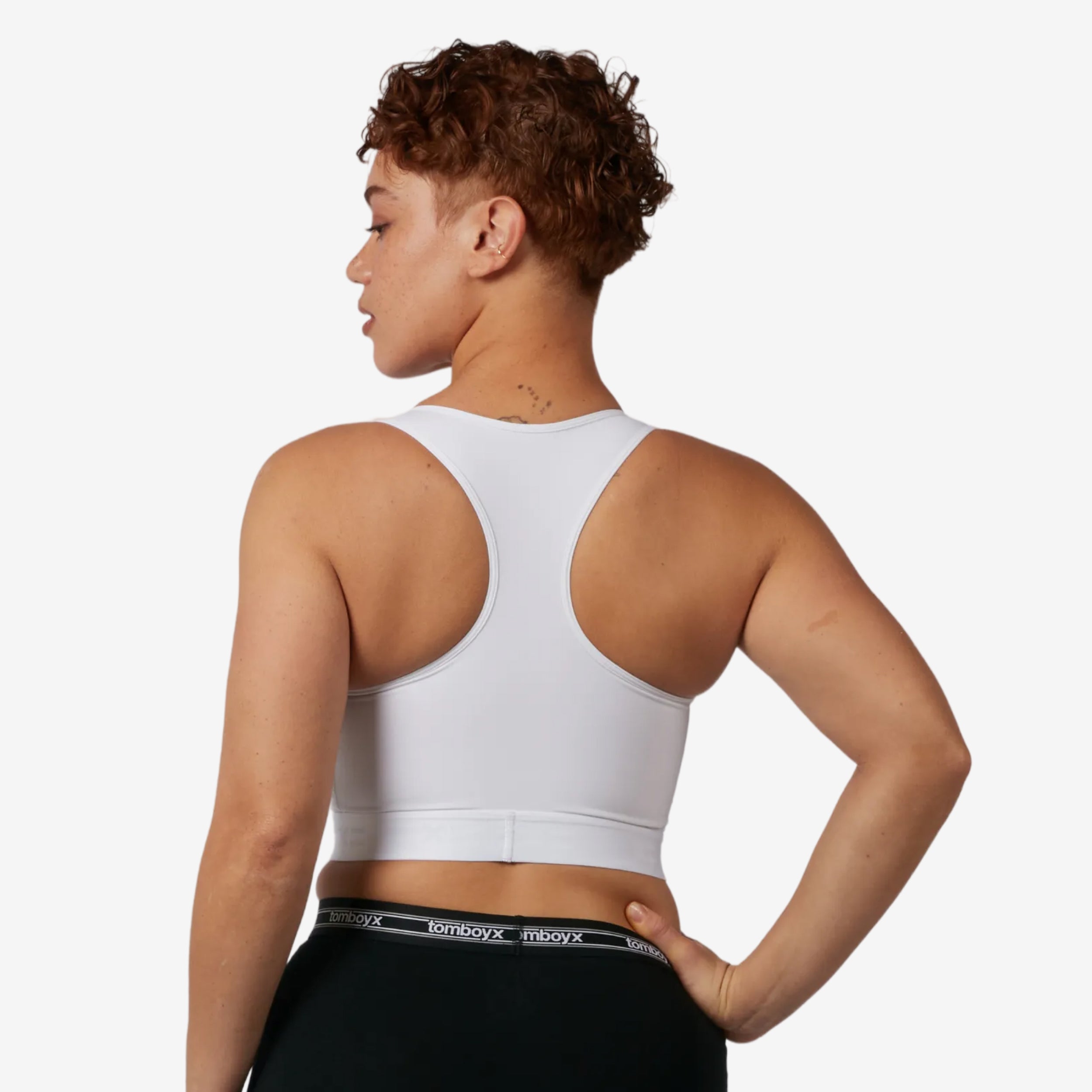 Compression Plus Racerback - White
