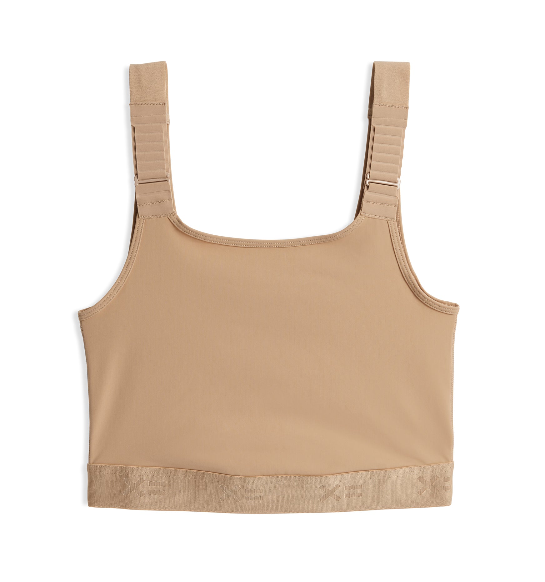 Exclusive: Adjustable Compression Top - Chai -Bra-TomboyX