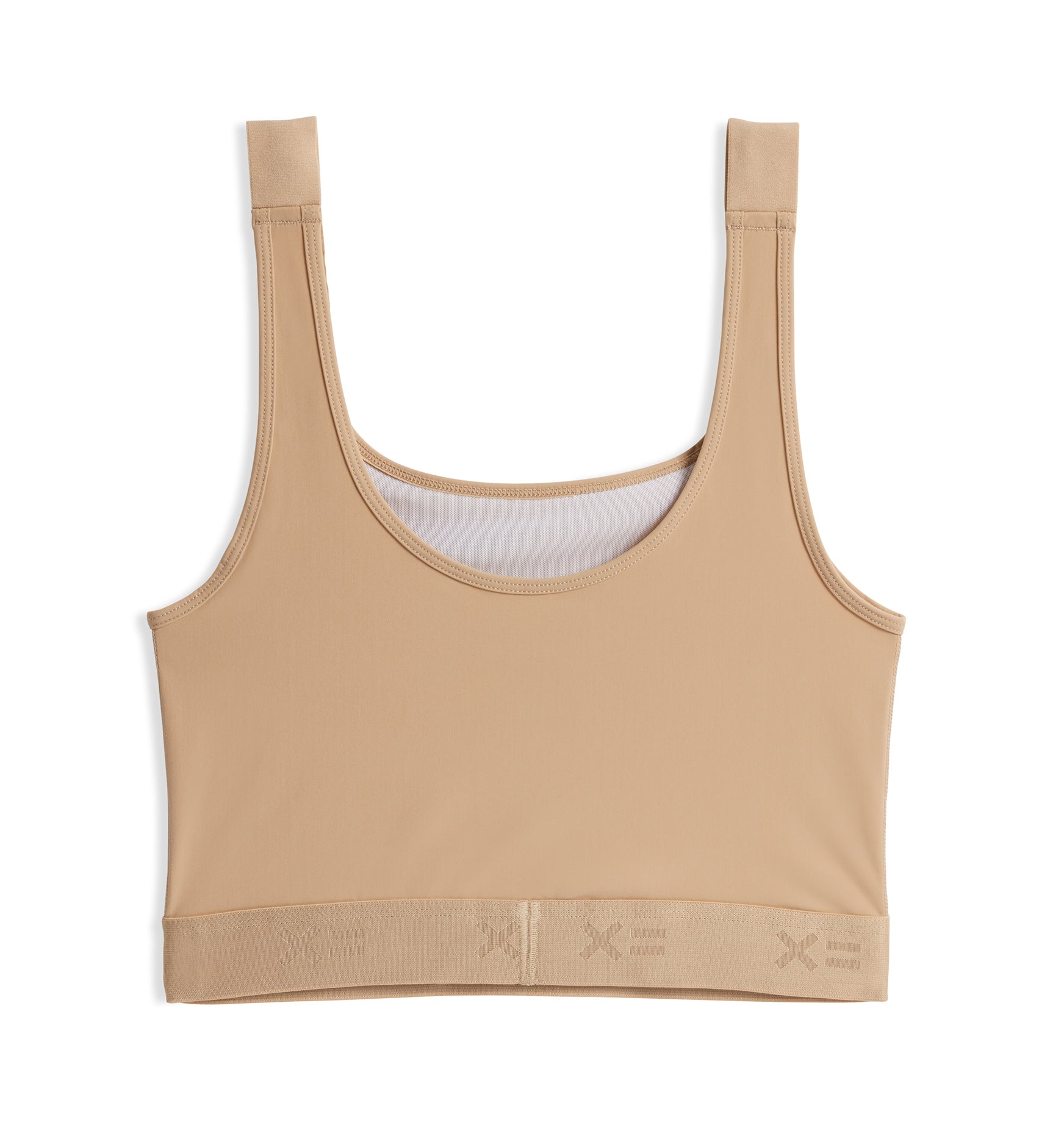 Exclusive: Adjustable Compression Top - Chai -Bra-TomboyX